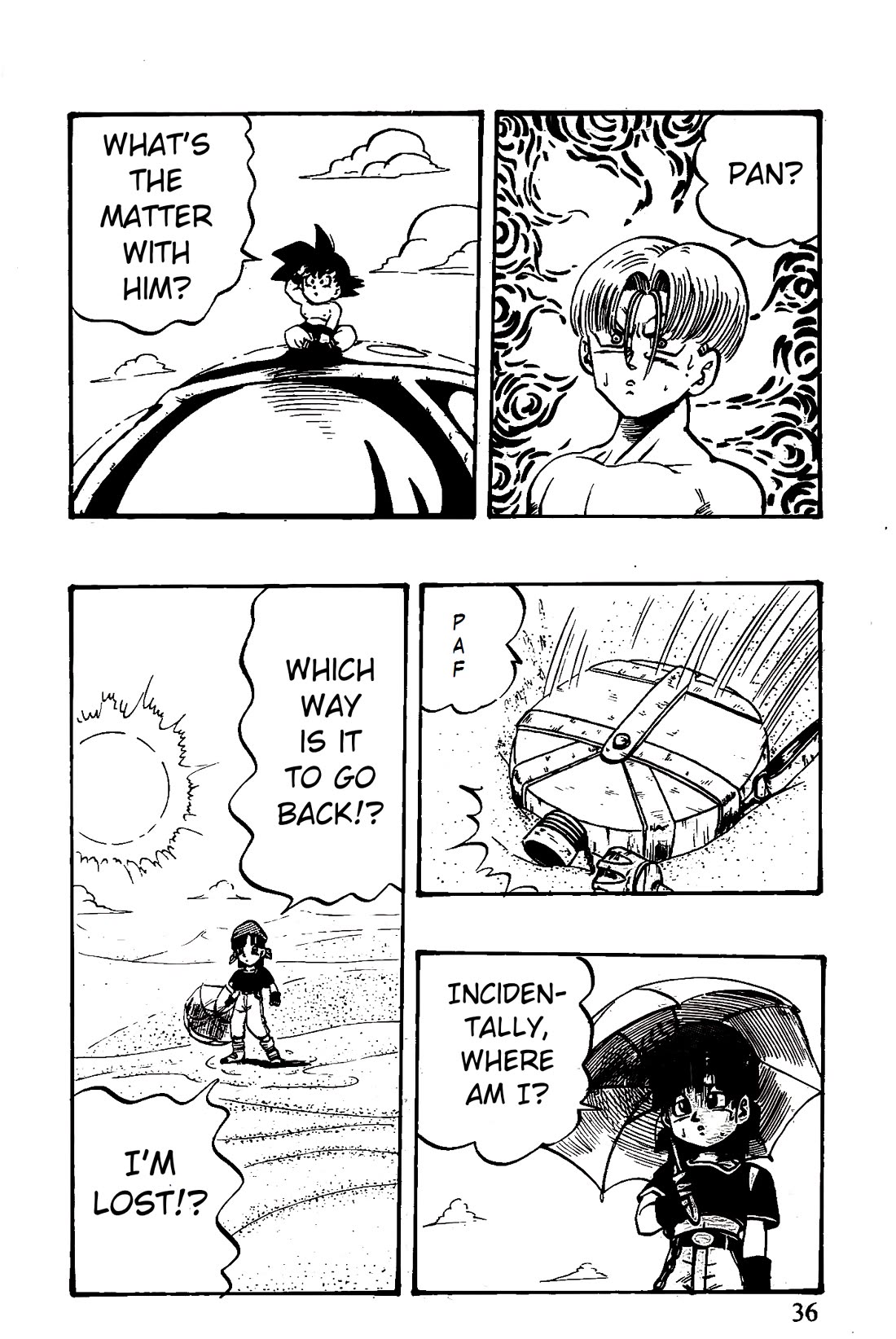 Dragon Ball GT Chapter 44 page 10 - Chapter 44: Pan's escape