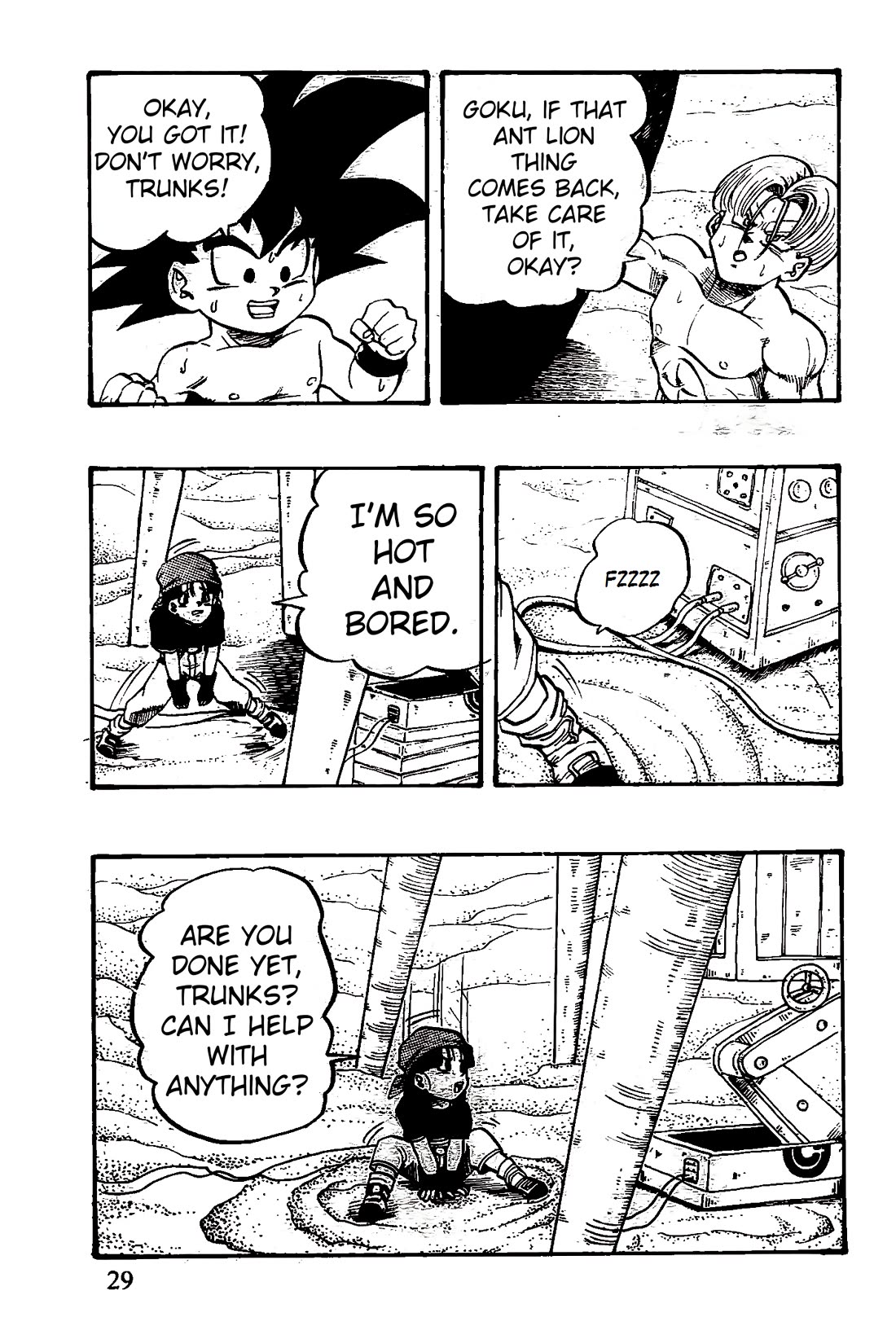 Dragon Ball GT Chapter 44 page 3 - Chapter 44: Pan's escape