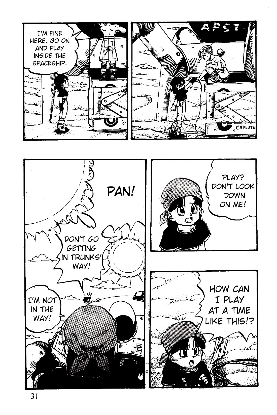 Dragon Ball GT Chapter 44 page 5 - Chapter 44: Pan's escape