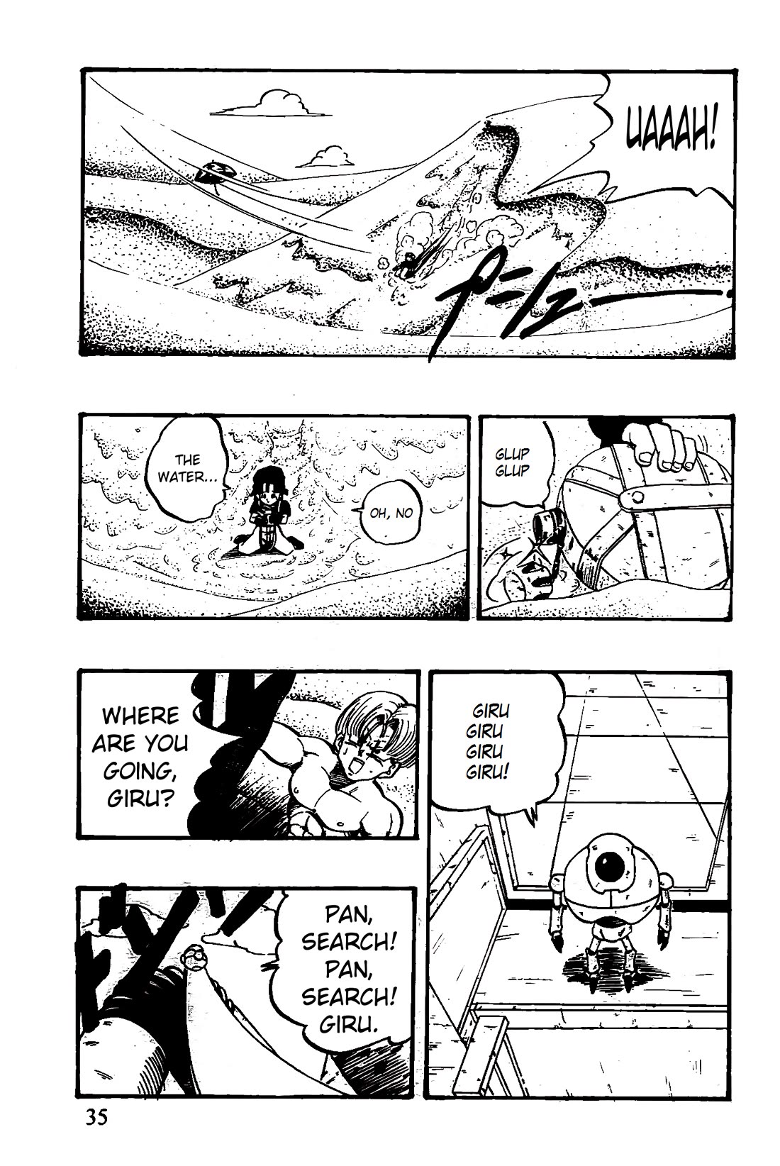 Dragon Ball GT Chapter 44 page 9 - Chapter 44: Pan's escape