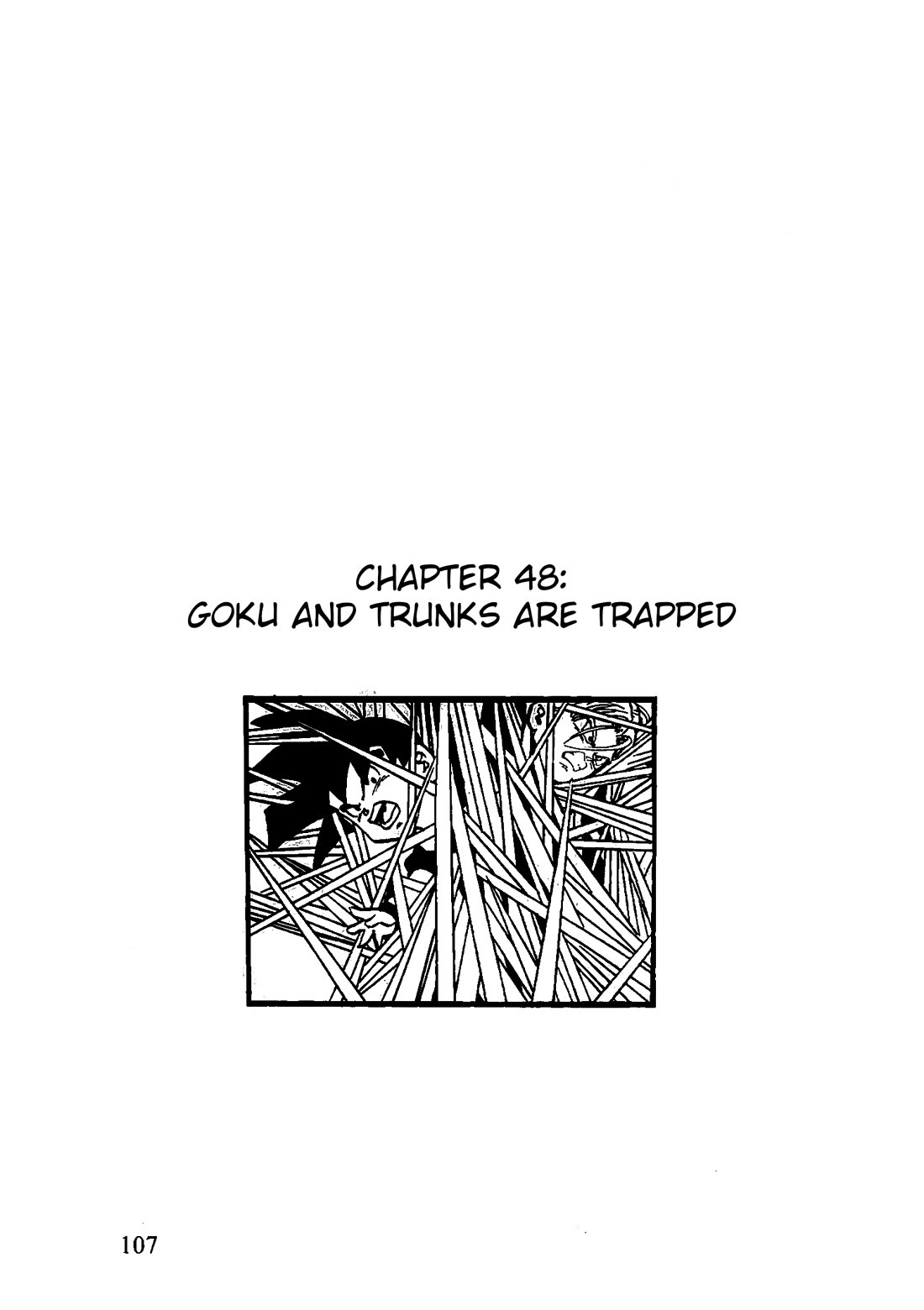 Dragon Ball GT Chapter 48 page 1 - Chapter 48: Goku and Trunks are trapped!