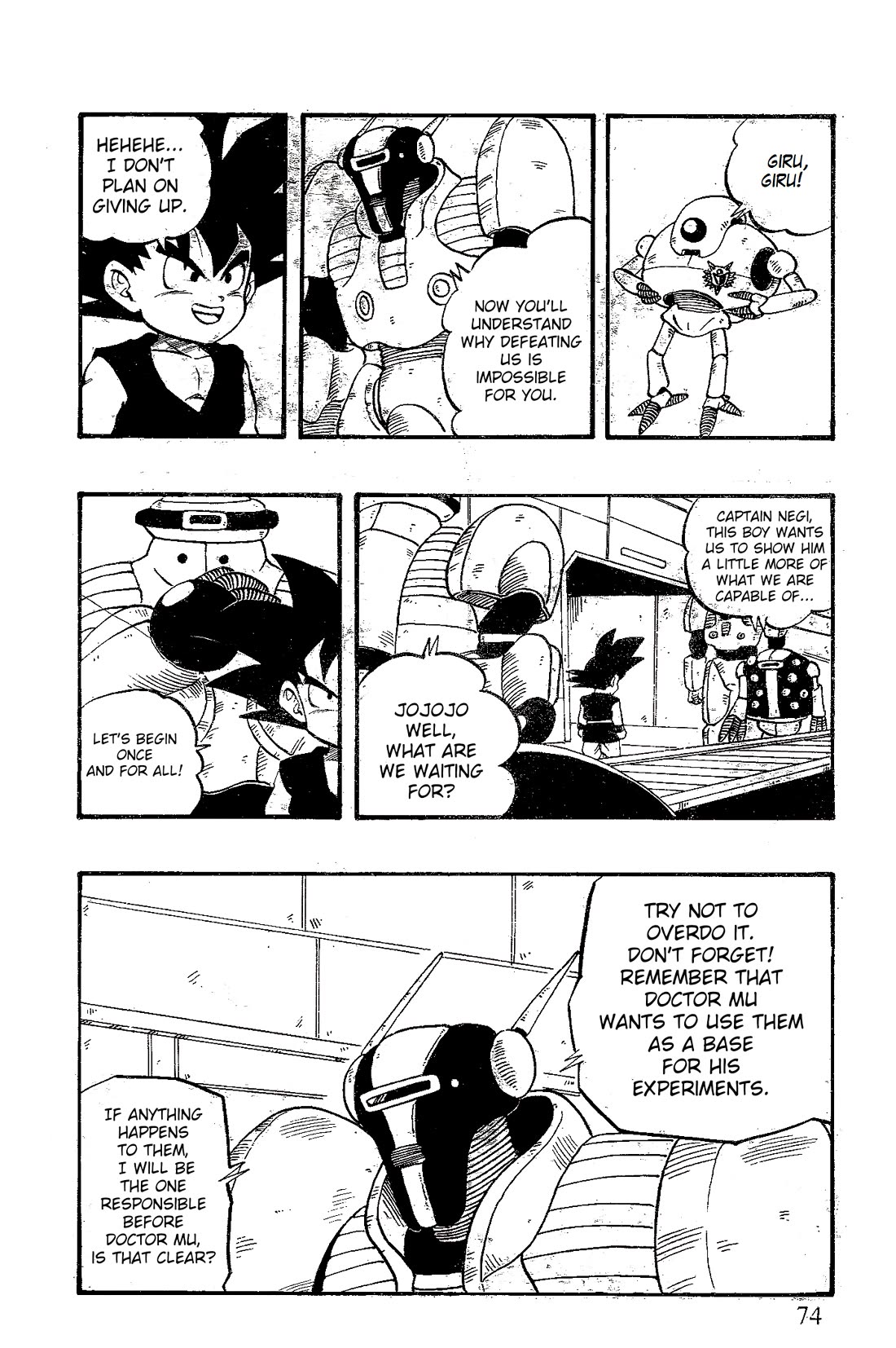 Dragon Ball GT Chapter 52 page 8 - Chapter 52: Goku vs. the M2 Comandos