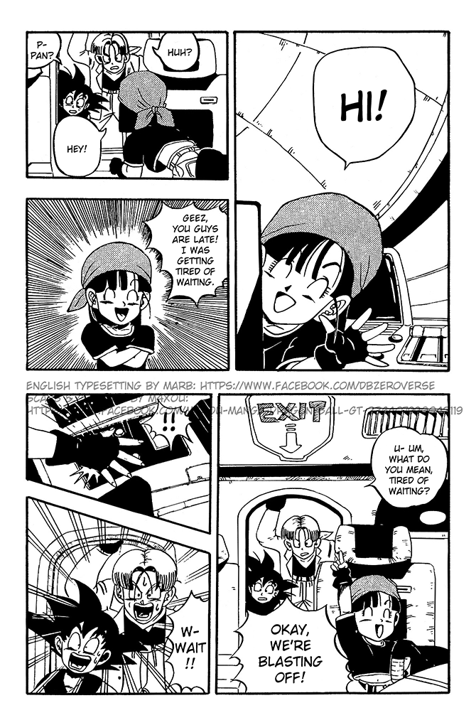 Dragon Ball GT Chapter 6 page 11 - Chapter 6: I'm the Star! Pan Takes Off Into Space!!