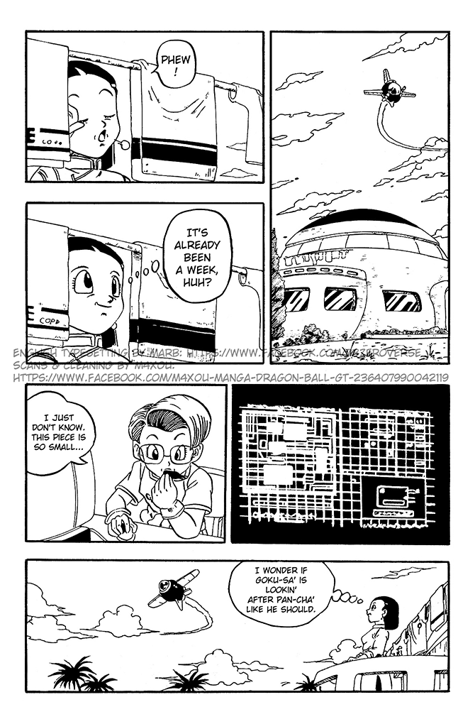 Dragon Ball GT Chapter 6 page 18 - Chapter 6: I'm the Star! Pan Takes Off Into Space!!