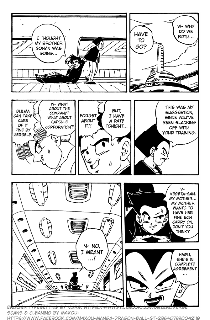 Dragon Ball GT Chapter 6 page 7 - Chapter 6: I'm the Star! Pan Takes Off Into Space!!