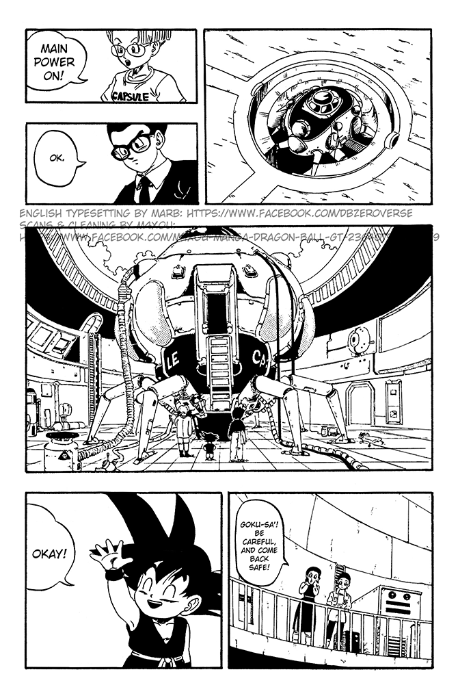 Dragon Ball GT Chapter 6 page 8 - Chapter 6: I'm the Star! Pan Takes Off Into Space!!