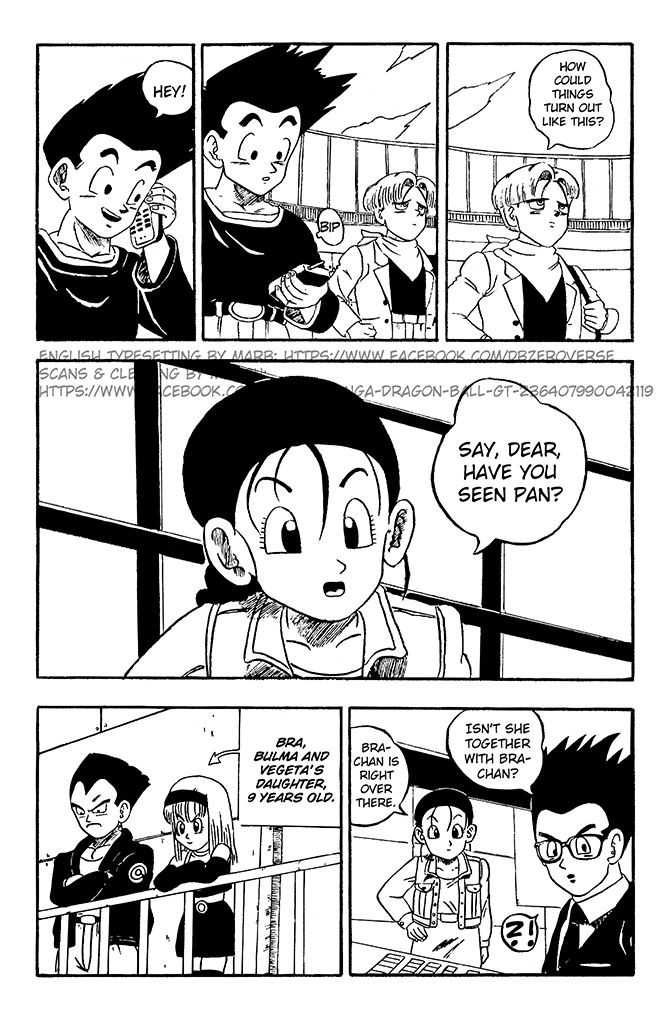 Dragon Ball GT Chapter 6 page 9 - Chapter 6: I'm the Star! Pan Takes Off Into Space!!