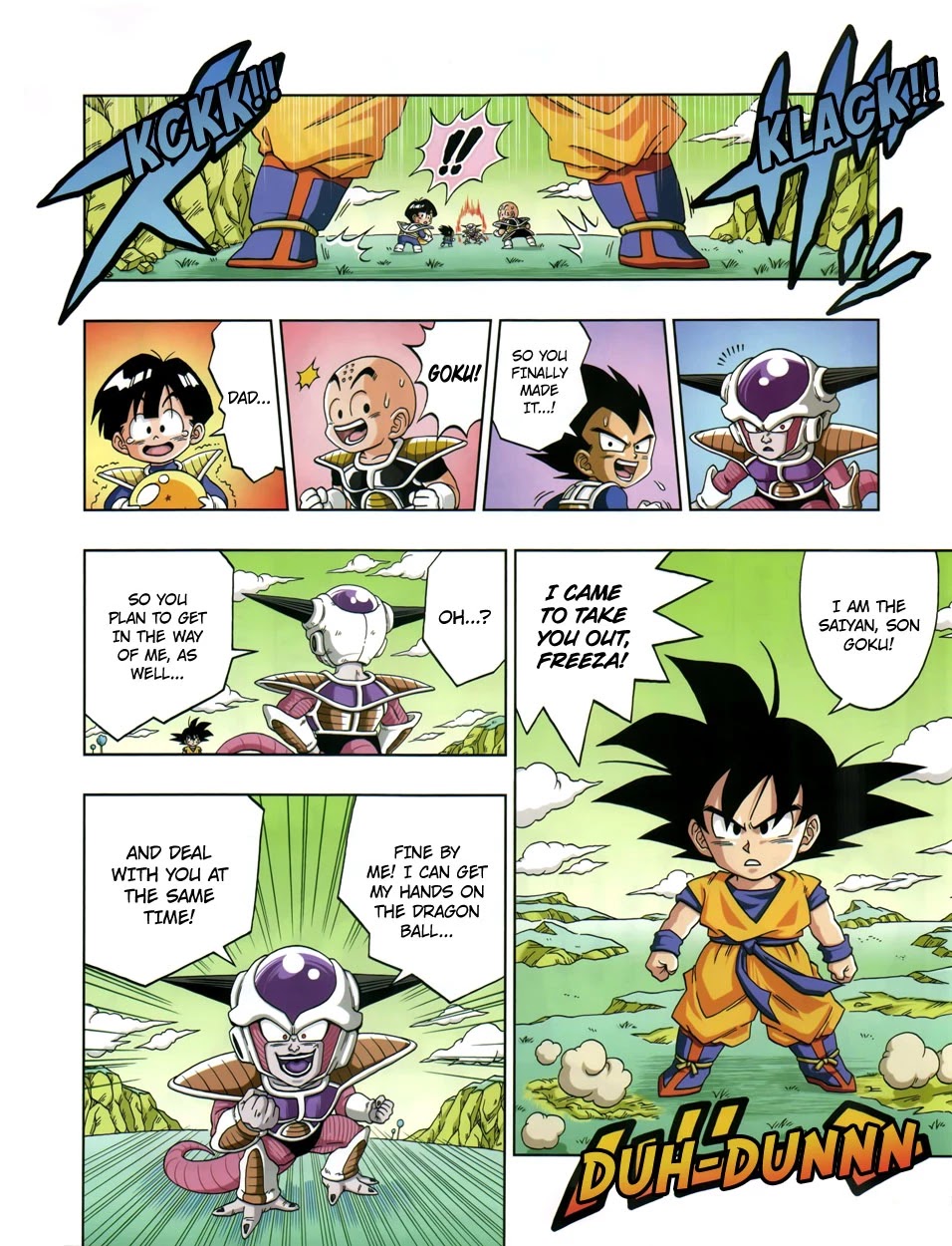 Dragon Ball SD Chapter 0.2 page 3 - Chapter 0.2: Goku vs Freeza!