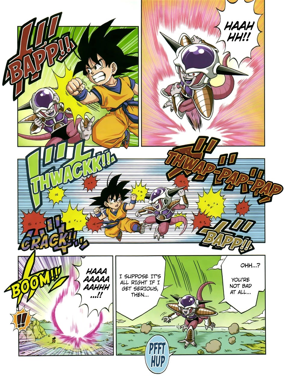Dragon Ball SD Chapter 0.2 page 4 - Chapter 0.2: Goku vs Freeza!