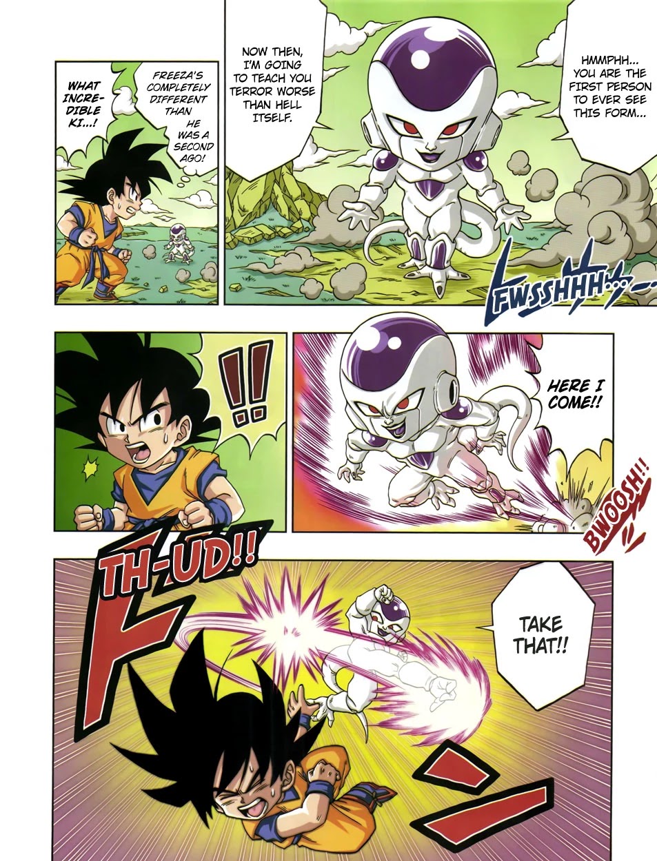Dragon Ball SD Chapter 0.2 page 5 - Chapter 0.2: Goku vs Freeza!