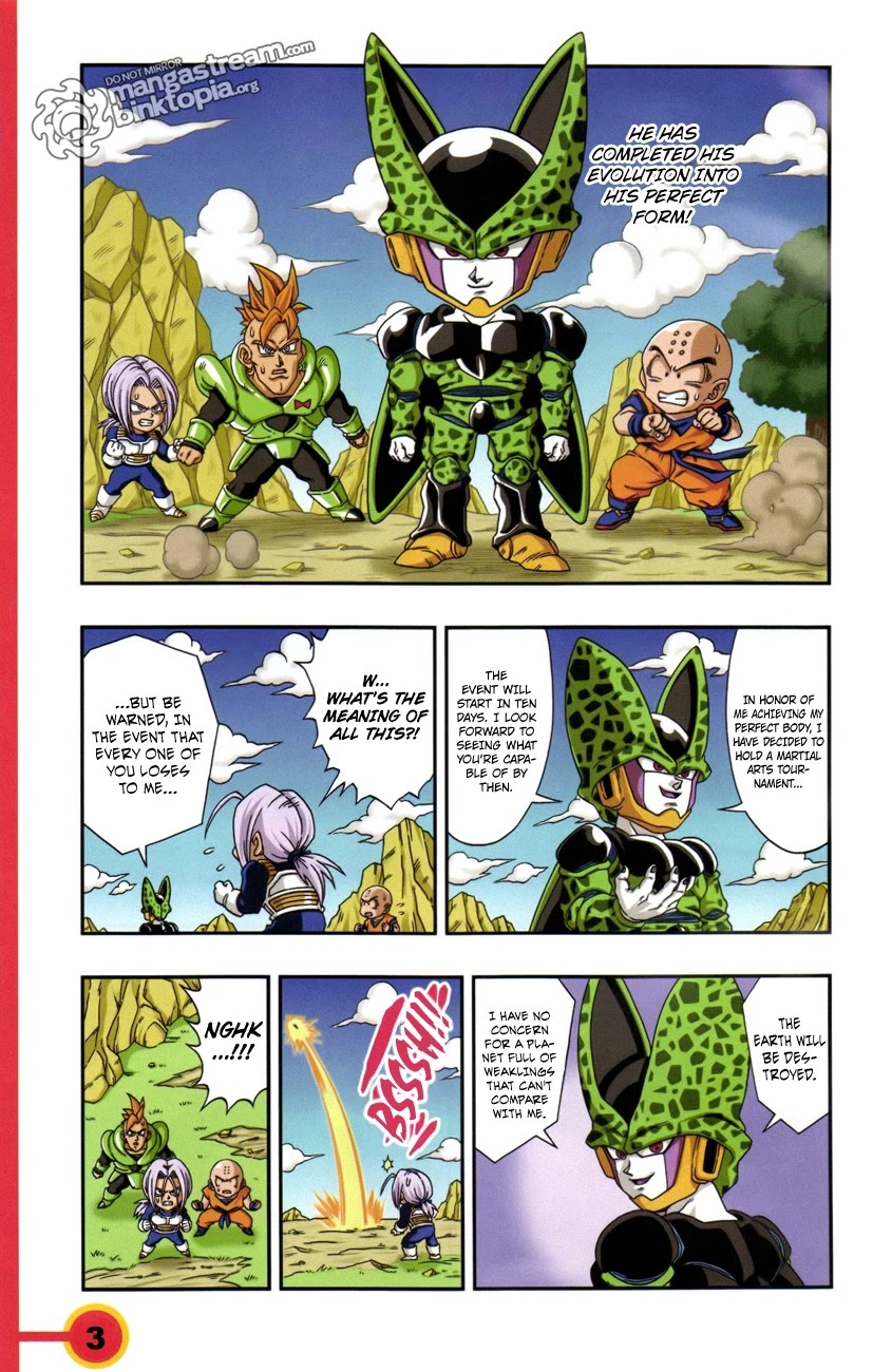 Dragon Ball SD Chapter 0.3 page 4 - Chapter 0.3: Son Goku and Son Gohan!