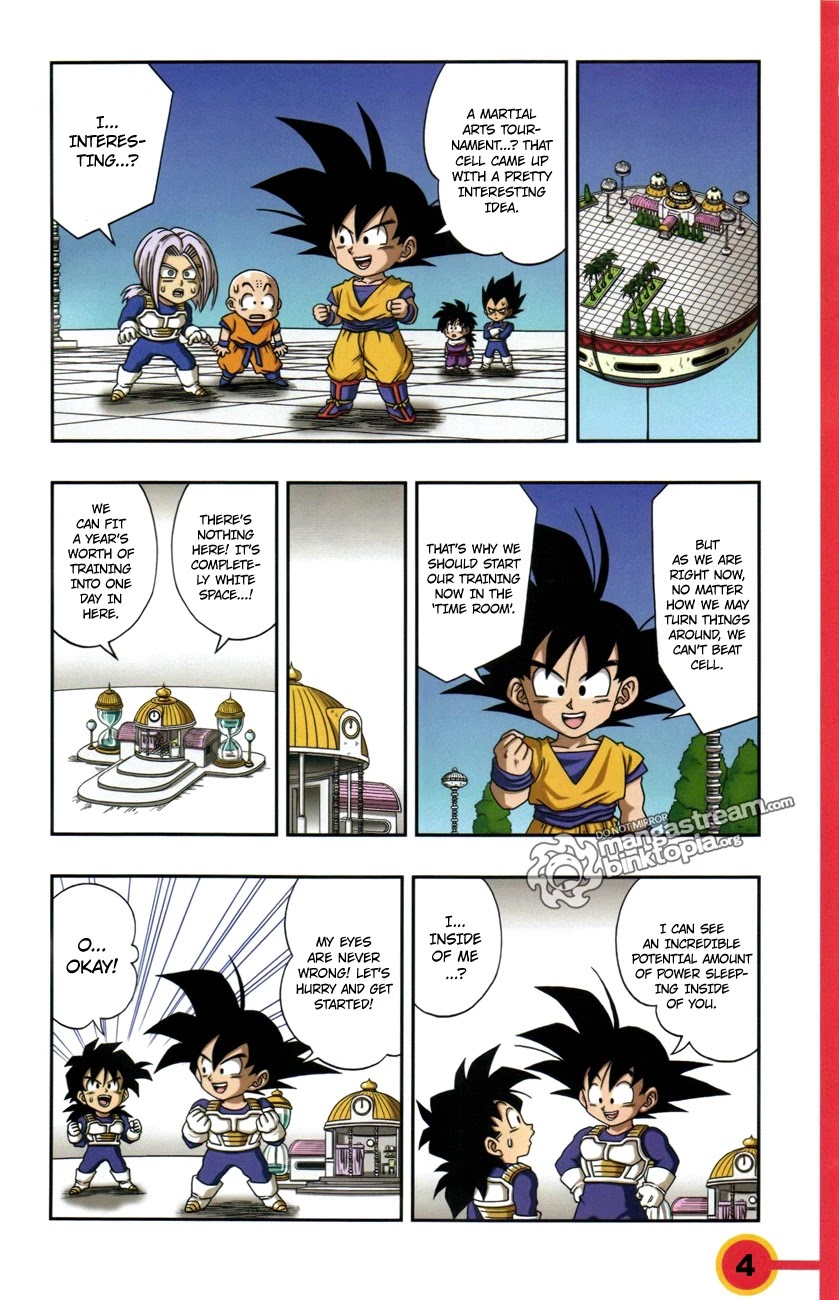 Dragon Ball SD Chapter 0.3 page 5 - Chapter 0.3: Son Goku and Son Gohan!