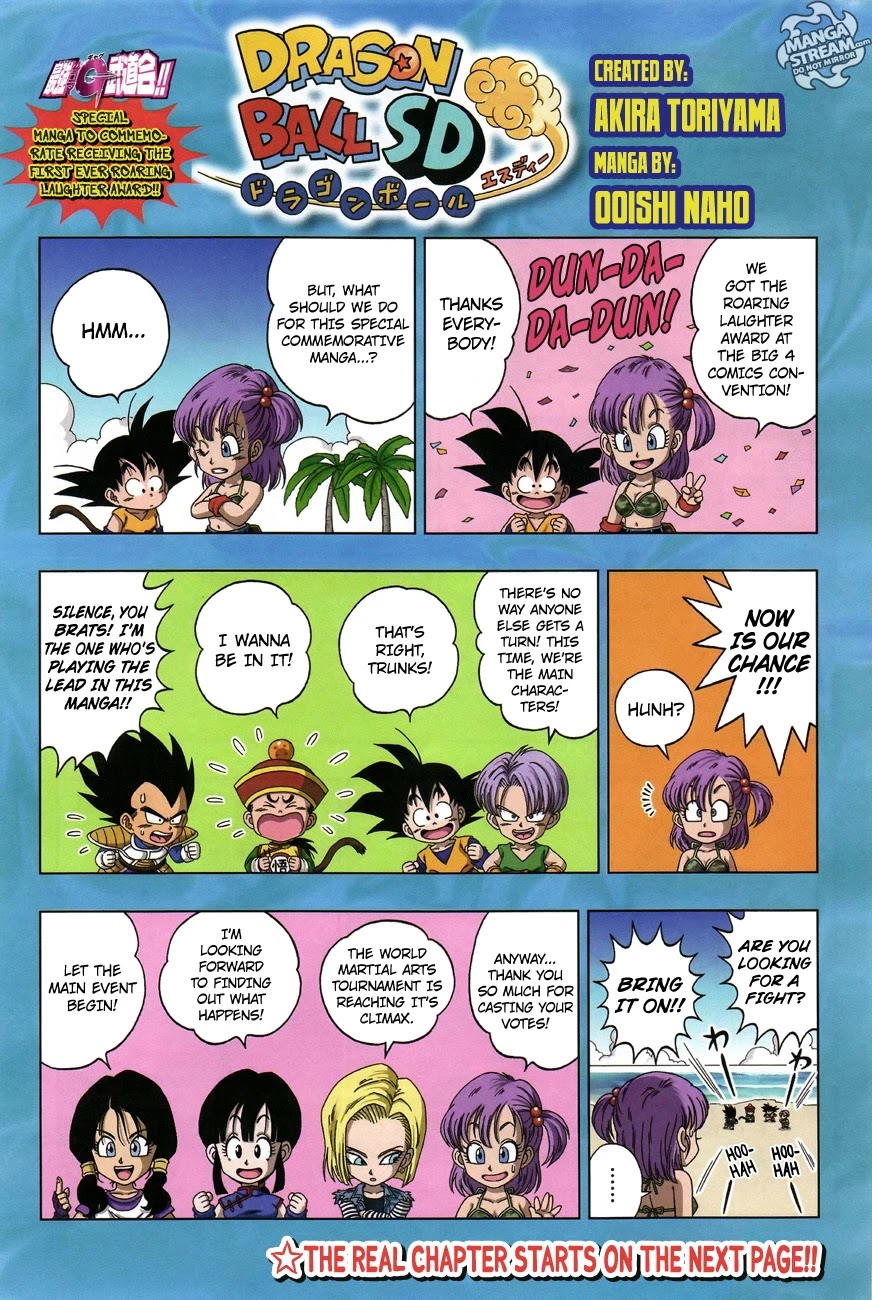 Dragon Ball SD Chapter 10 page 1 - Chapter 10: Offense and Defense! Kuririn vs. Jackie