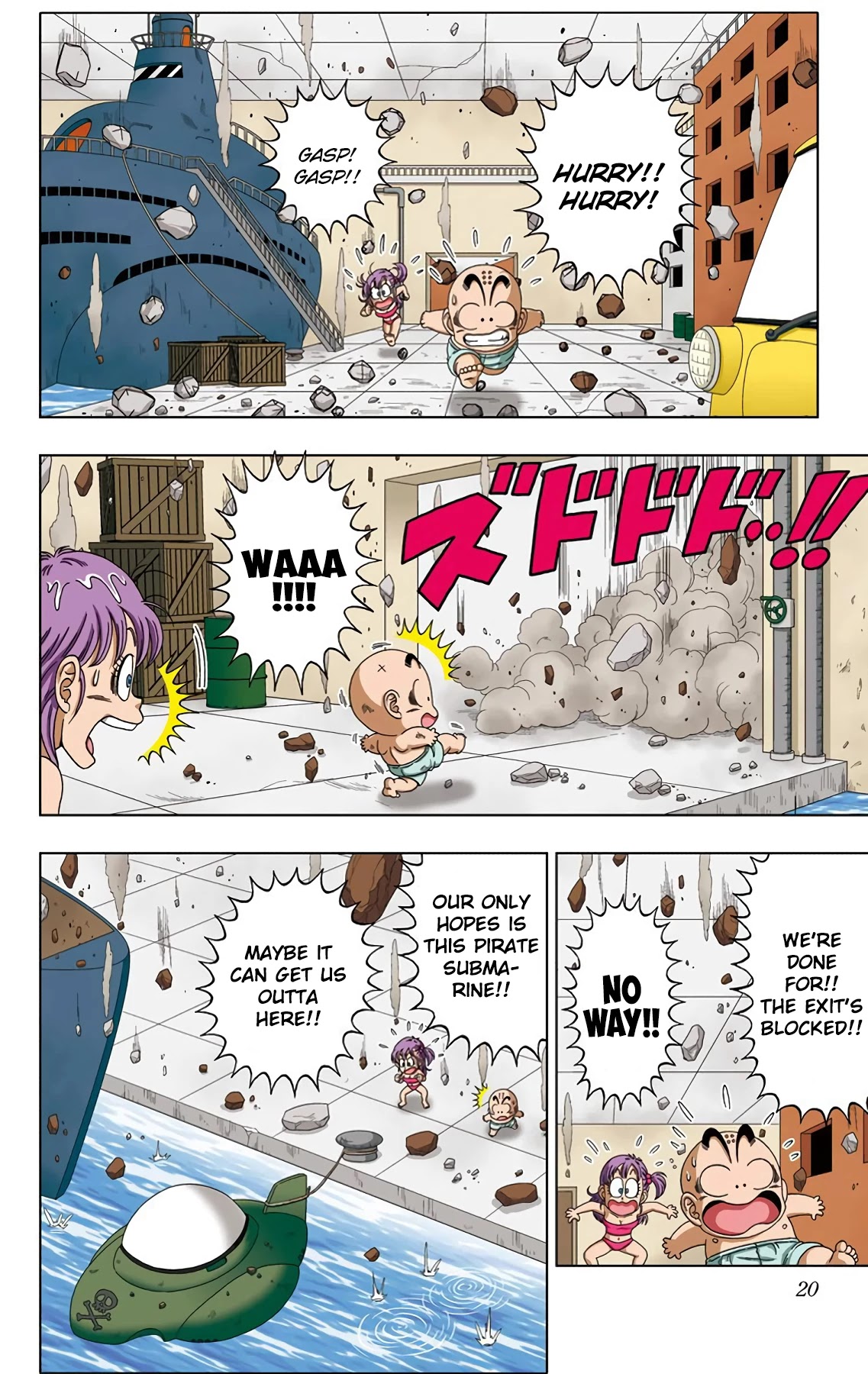 Dragon Ball SD Chapter 19 page 21 - Chapter 19: Clash! General Blue with Shining Eyes!!
