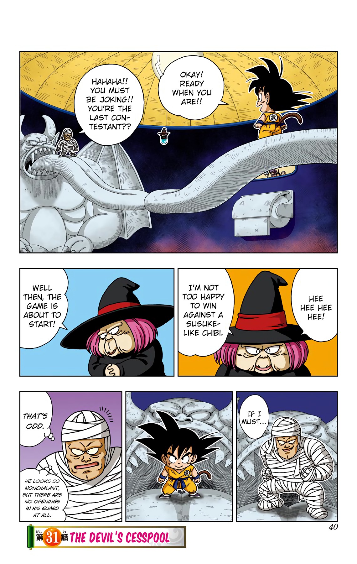 Dragon Ball SD Chapter 31 page 1 - Chapter 31: The Devil's Cesspool