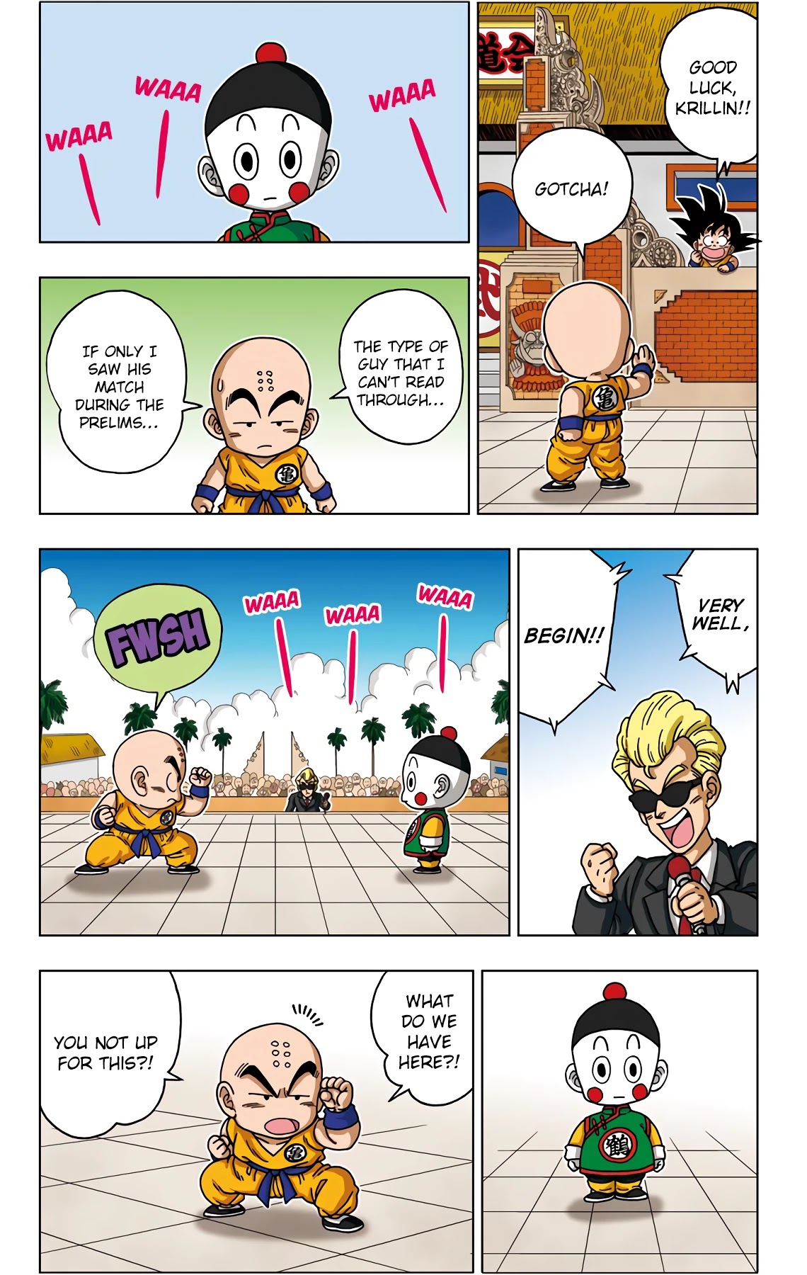Dragon Ball SD Chapter 39 page 13 - Chapter 39: Krillin VS. Dodon Ray!