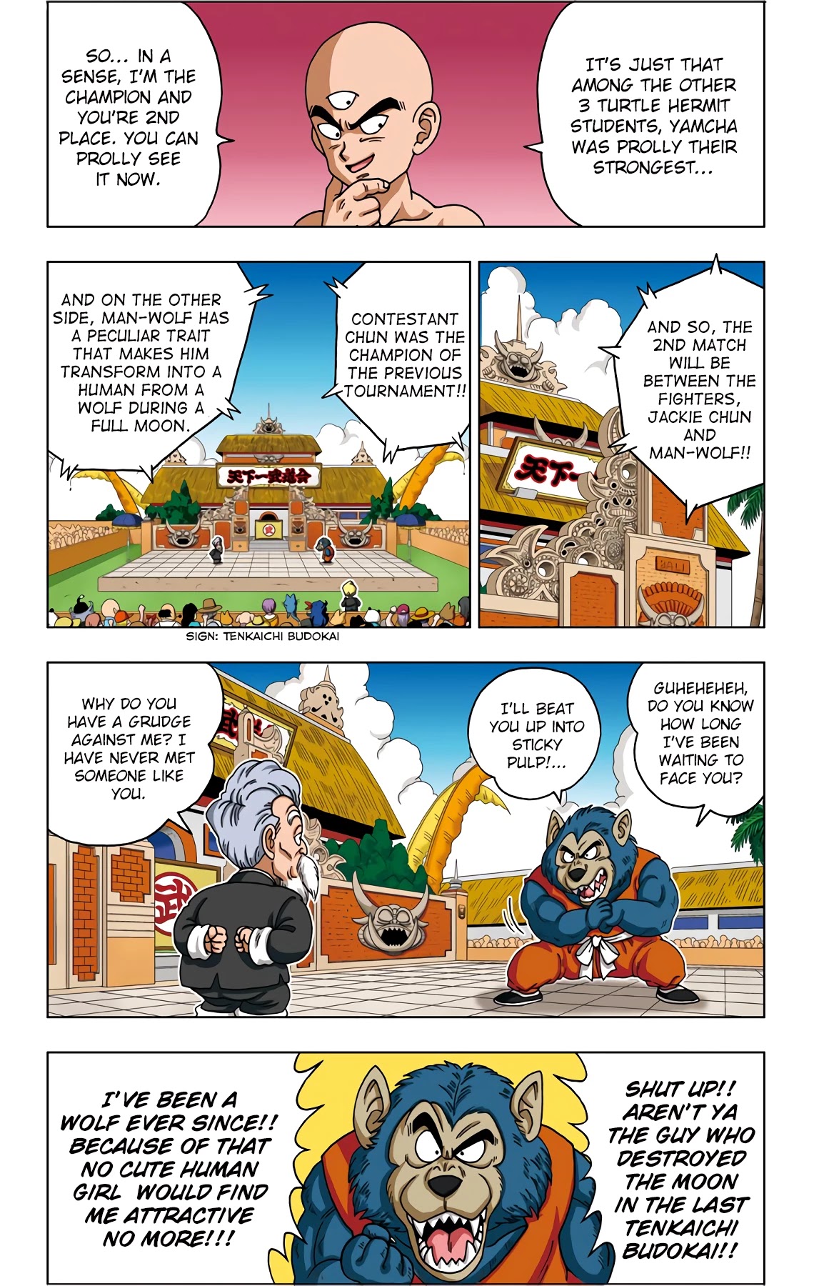 Dragon Ball SD Chapter 39 page 9 - Chapter 39: Krillin VS. Dodon Ray!