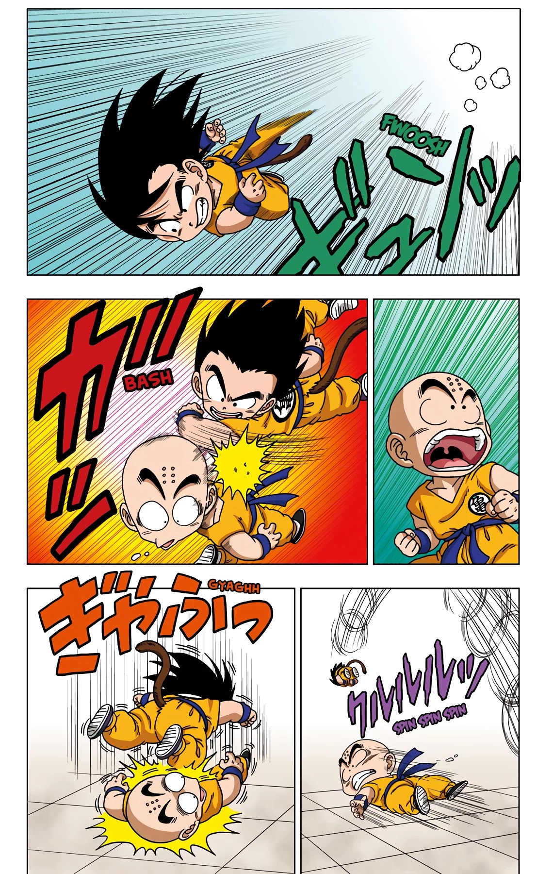 Dragon Ball SD Chapter 41 page 10 - Chapter 41: Goku VS. Krillin!!!