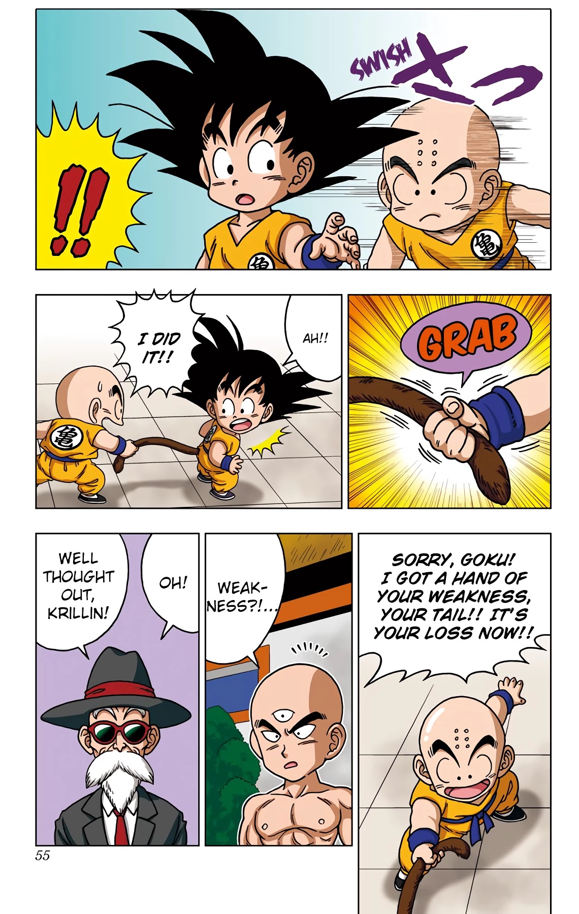 Dragon Ball SD Chapter 41 page 15 - Chapter 41: Goku VS. Krillin!!!