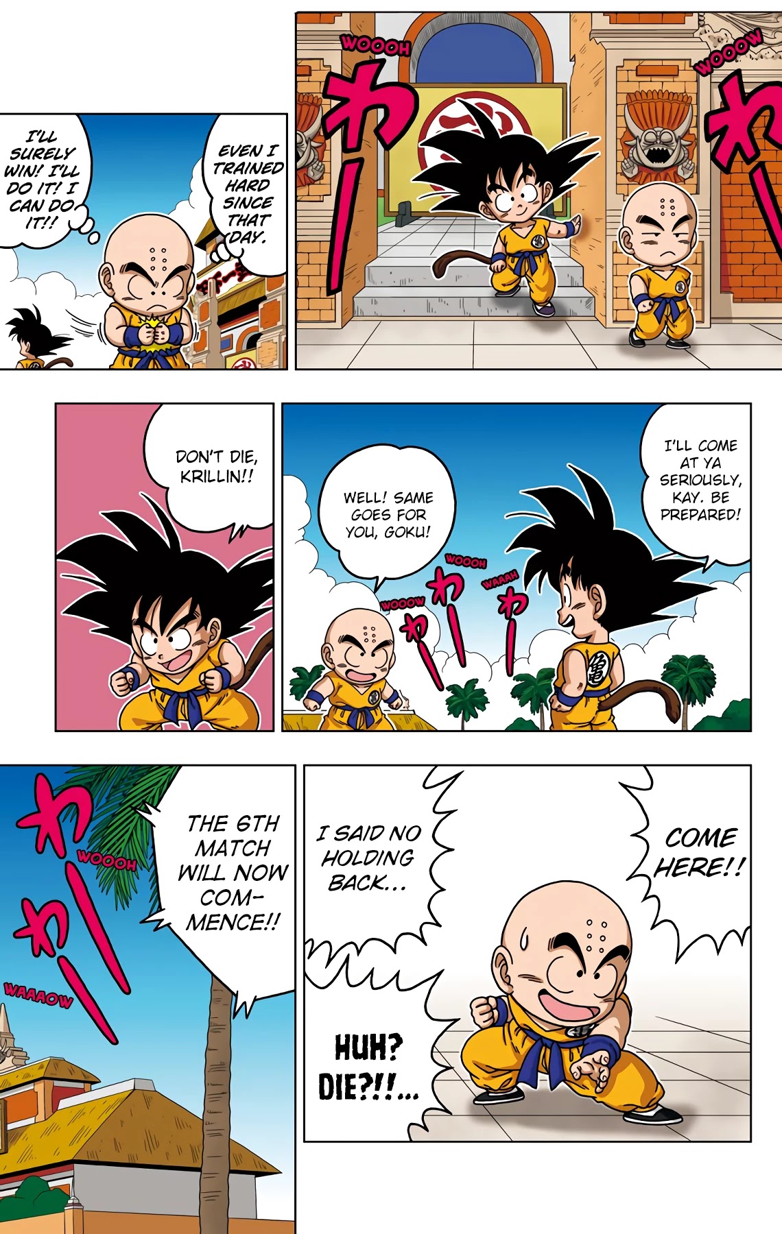 Dragon Ball SD Chapter 41 page 7 - Chapter 41: Goku VS. Krillin!!!