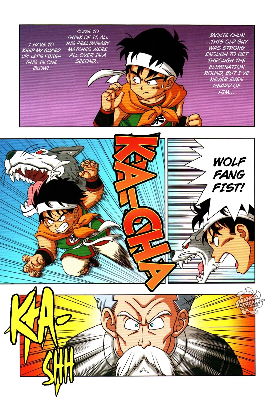 Dragon Ball SD Chapter 9 page 14 - Chapter 9: The Curtain Rises on the Tenka’ichi Budōkai!!!