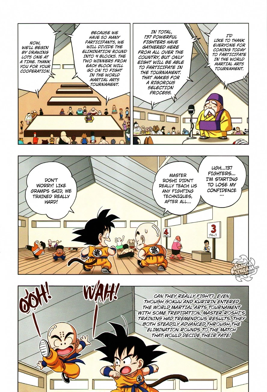 Dragon Ball SD Chapter 9 page 5 - Chapter 9: The Curtain Rises on the Tenka’ichi Budōkai!!!