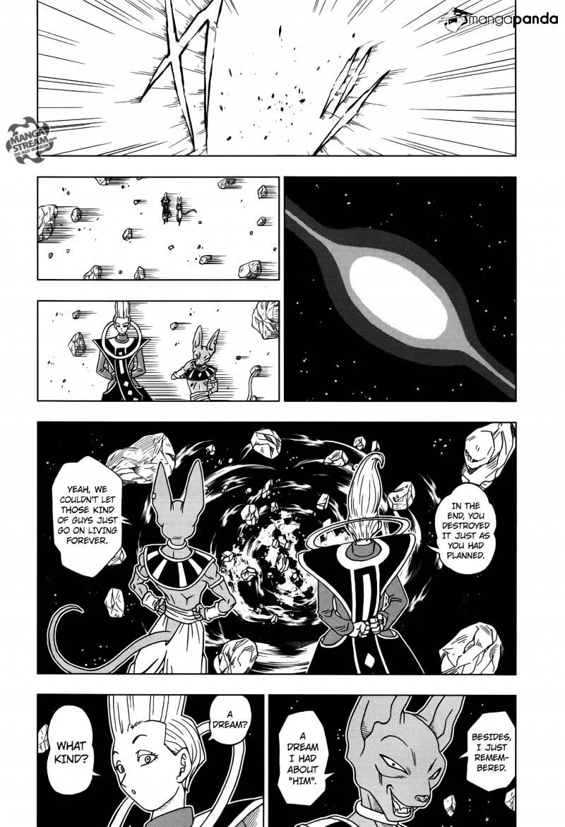 Dragon Ball Super Chapter 1 page 13 - Chapter 1: God of Destruction's Premonition
