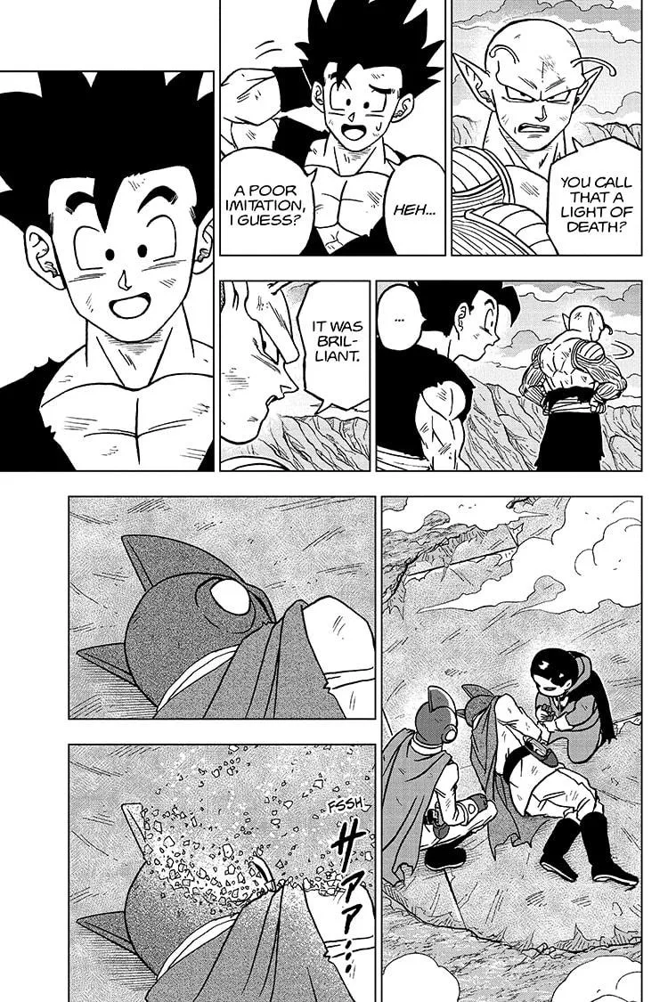 Dragon Ball Super Chapter 100 page 21 - Chapter 100: Burst Forth!—Light of Death!