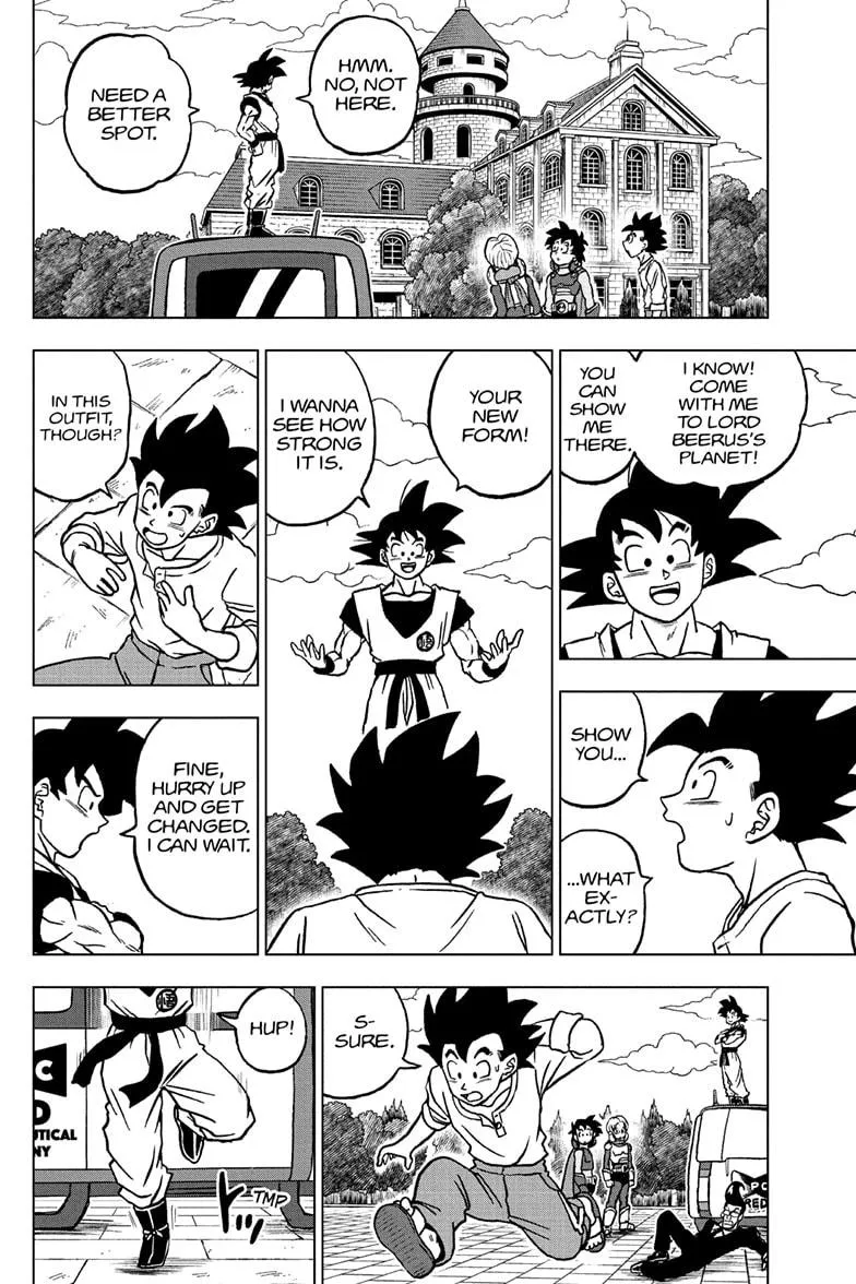 Dragon Ball Super Chapter 102 page 2 - Chapter 102: Son Goku vs. Son Gohan