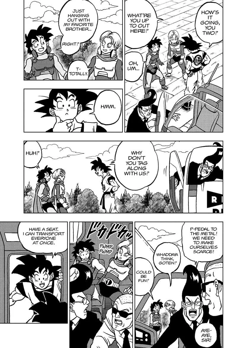 Dragon Ball Super Chapter 102 page 3 - Chapter 102: Son Goku vs. Son Gohan