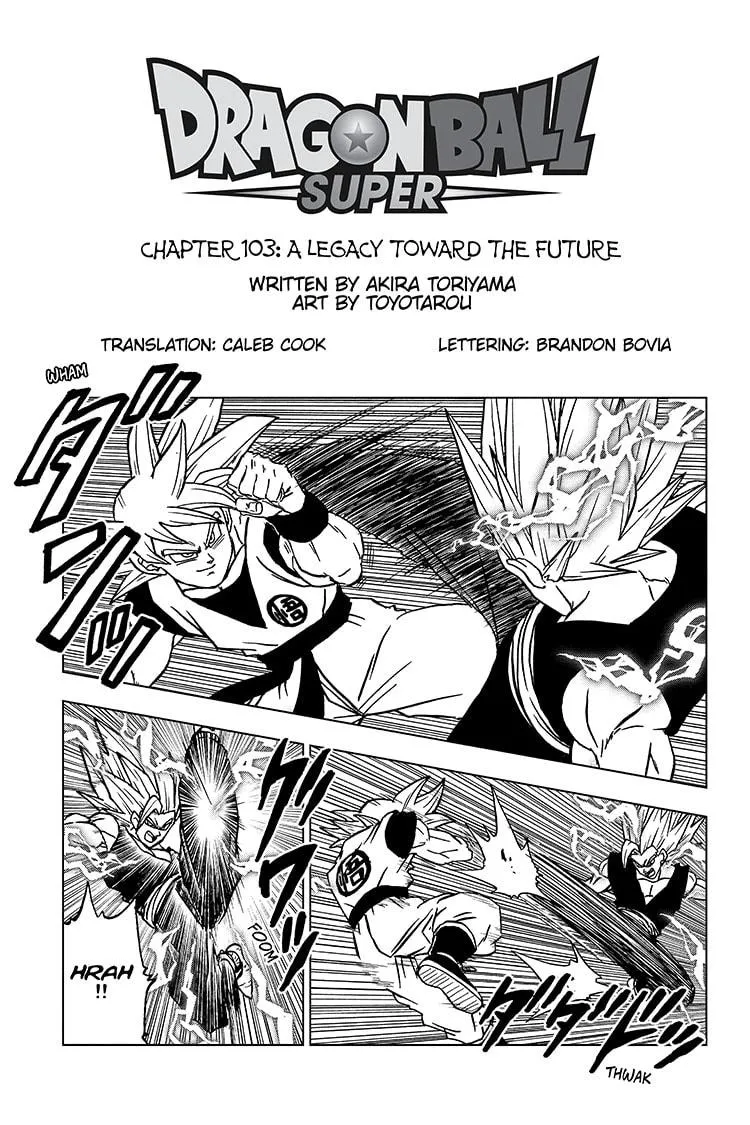 Dragon Ball Super Chapter 103 page 1 - Chapter 103: A Legacy Toward the Future
