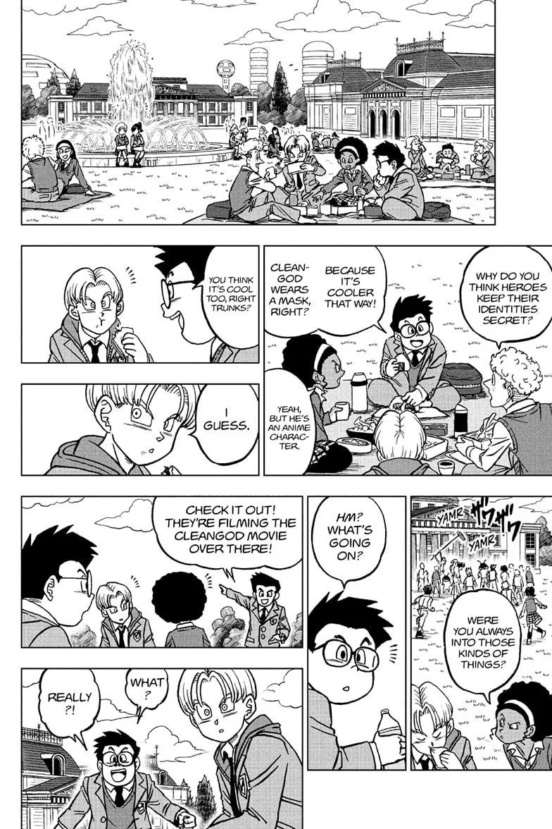 Dragon Ball Super Chapter 104 page 14 - Chapter 104: The Birth of Saiyaman X