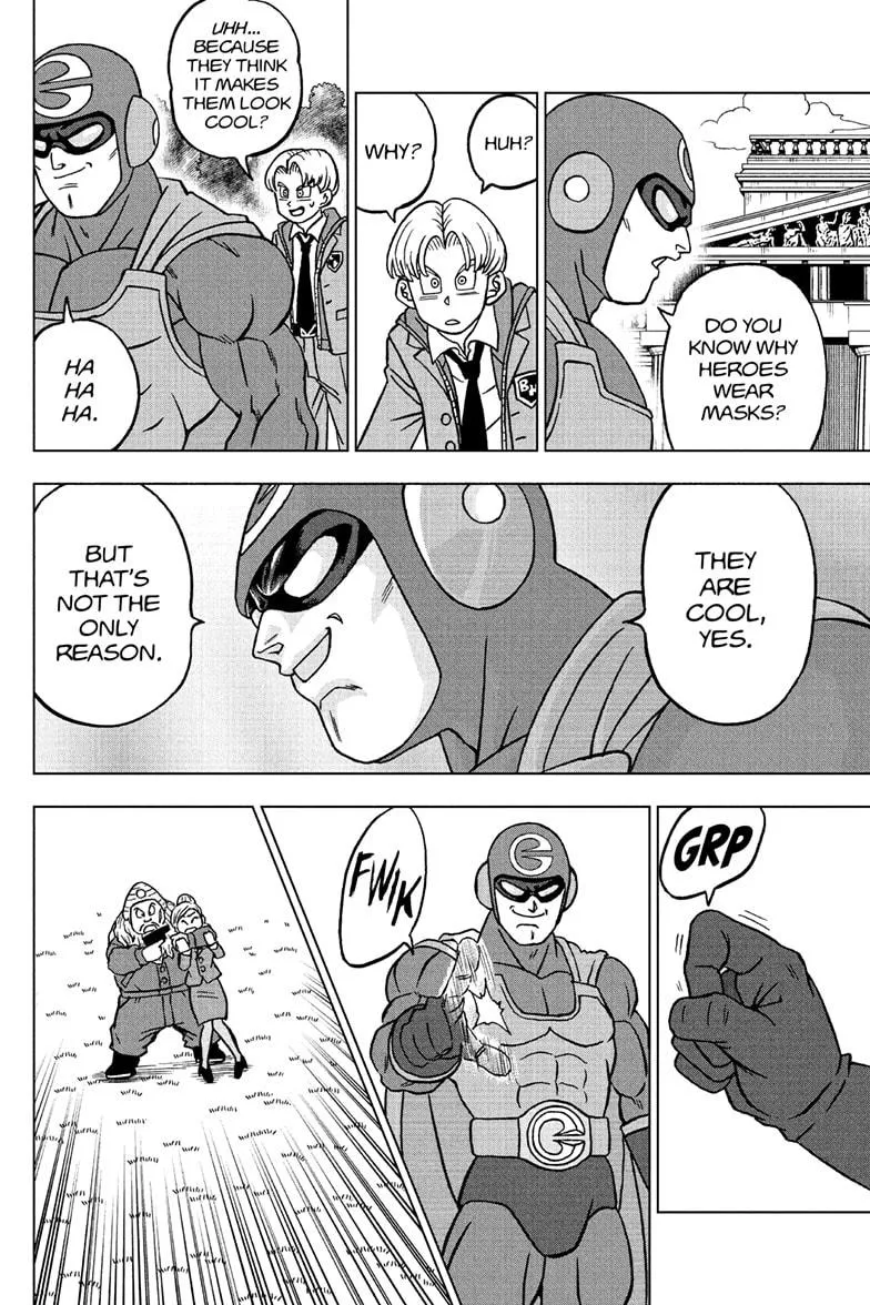 Dragon Ball Super Chapter 104 page 26 - Chapter 104: The Birth of Saiyaman X