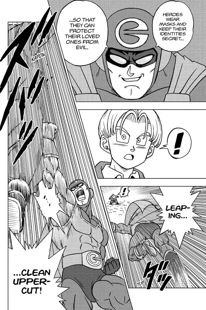 Dragon Ball Super Chapter 104 page 30 - Chapter 104: The Birth of Saiyaman X