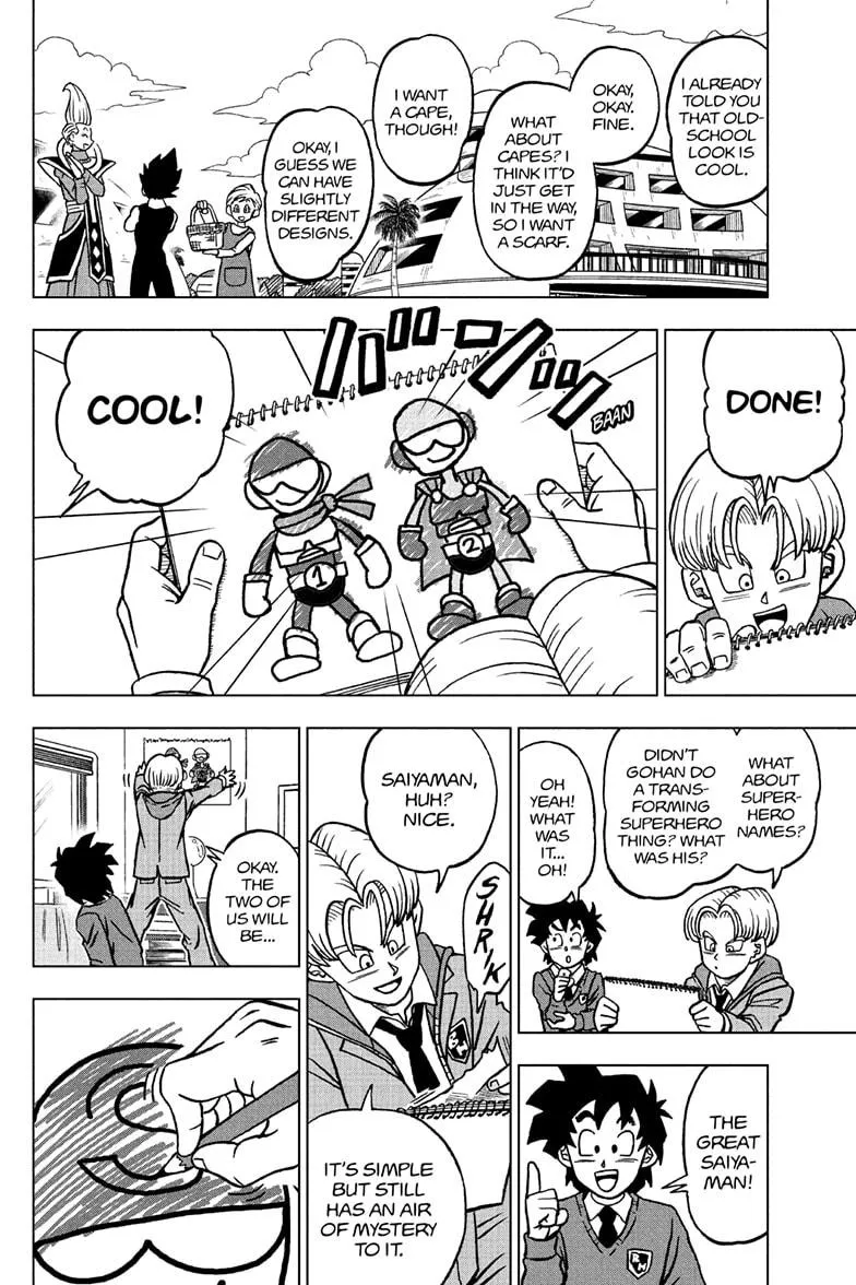 Dragon Ball Super Chapter 104 page 42 - Chapter 104: The Birth of Saiyaman X