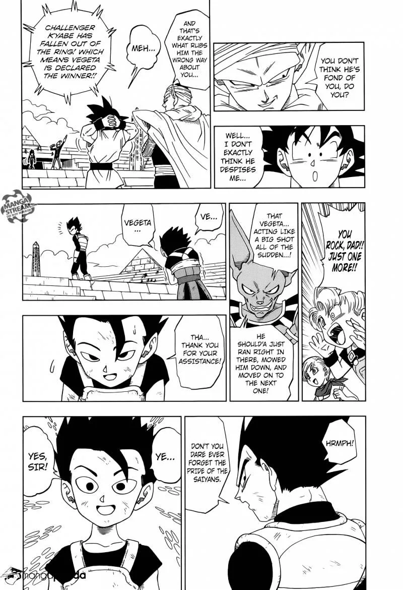 Dragon Ball Super Chapter 12 page 16 - Chapter 12: Saiyan's Pride