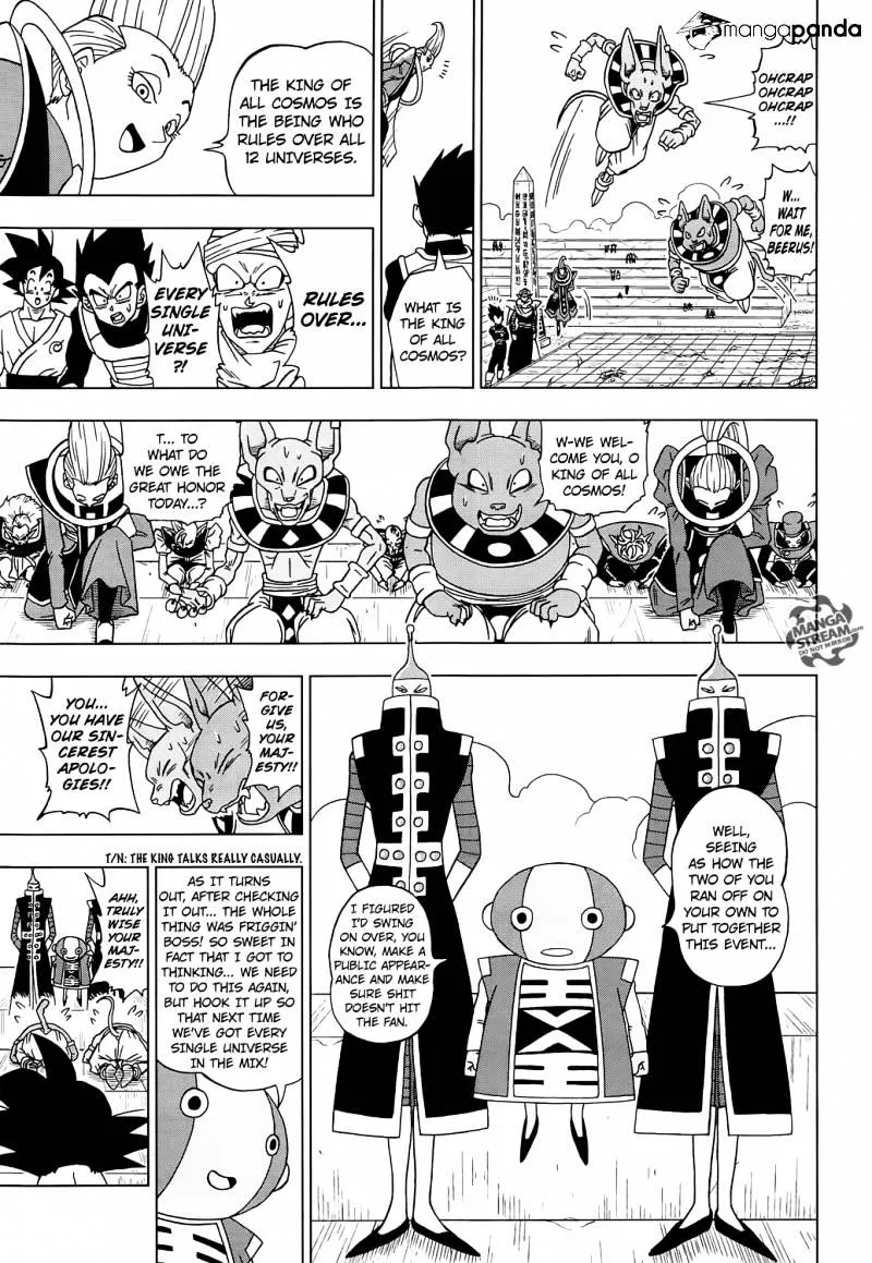 Dragon Ball Super Chapter 13 page 35 - Chapter 13: The Winning Universe Is Decided!
