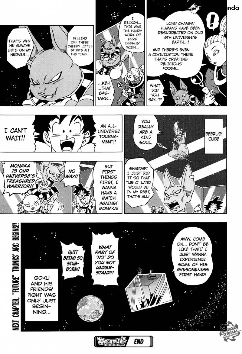 Dragon Ball Super Chapter 13 page 39 - Chapter 13: The Winning Universe Is Decided!