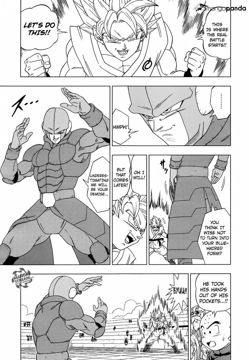Dragon Ball Super Chapter 13 page 7 - Chapter 13: The Winning Universe Is Decided!