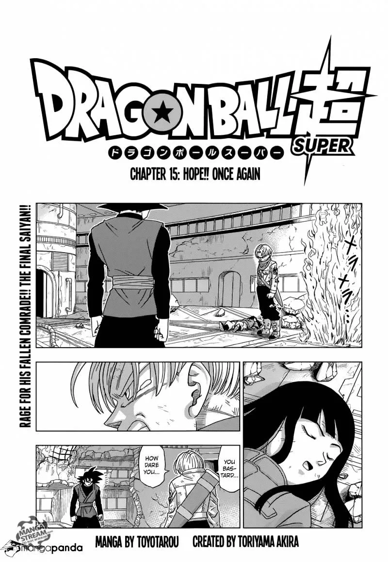 Dragon Ball Super Chapter 15 page 1 - Chapter 15: Hope!! Once Again