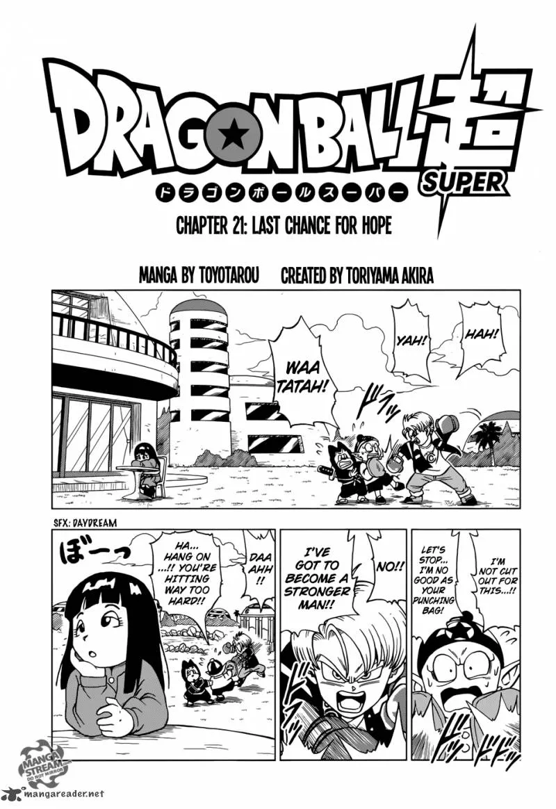 Dragon Ball Super Chapter 21 page 1 - Chapter 21: Last Chance For Hope