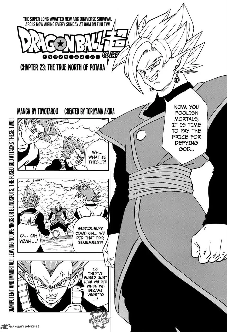 Dragon Ball Super Chapter 23 page 1 - Chapter 23: The Potara's True Worth