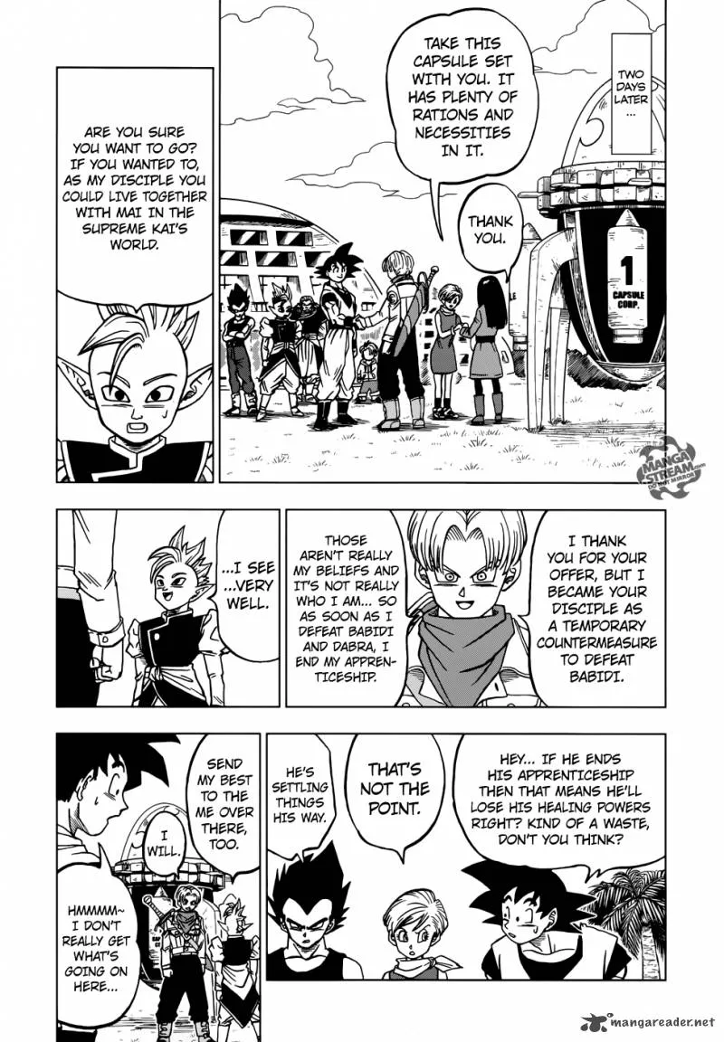 Dragon Ball Super Chapter 26 page 40 - Chapter 26: The Decisive Battle! Farewell, Trunks!