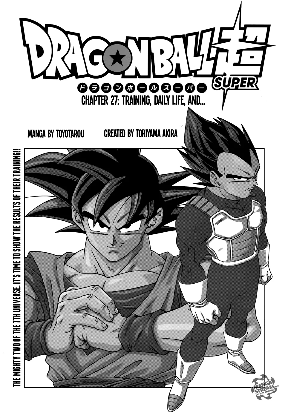 Dragon Ball Super Chapter 27 page 1 - Chapter 27: Life, Training and More