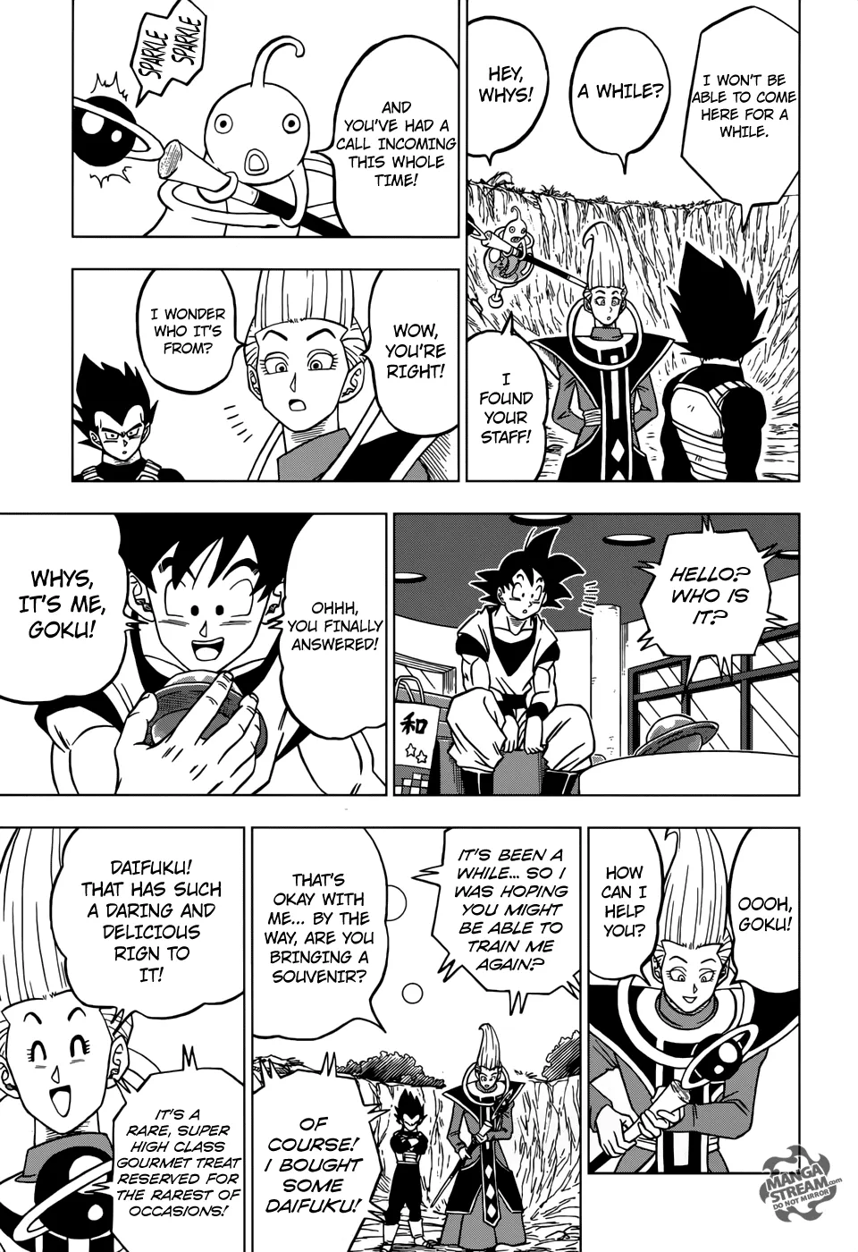 Dragon Ball Super Chapter 27 page 37 - Chapter 27: Life, Training and More