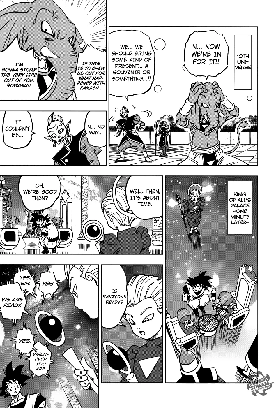 Dragon Ball Super Chapter 28 page 15 - Chapter 28: The Gods of Destruction From All 12 Universes