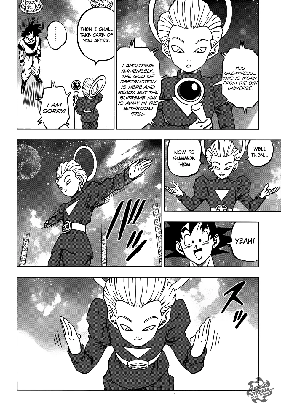 Dragon Ball Super Chapter 28 page 16 - Chapter 28: The Gods of Destruction From All 12 Universes