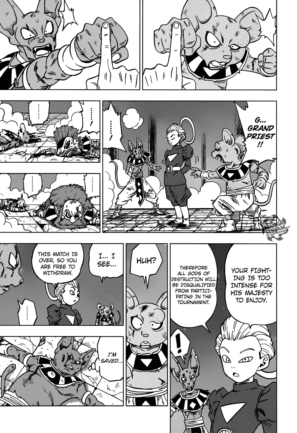 Dragon Ball Super Chapter 29 page 15 - Chapter 29: Toppo, Universe 11 God of Destruction Candidate!