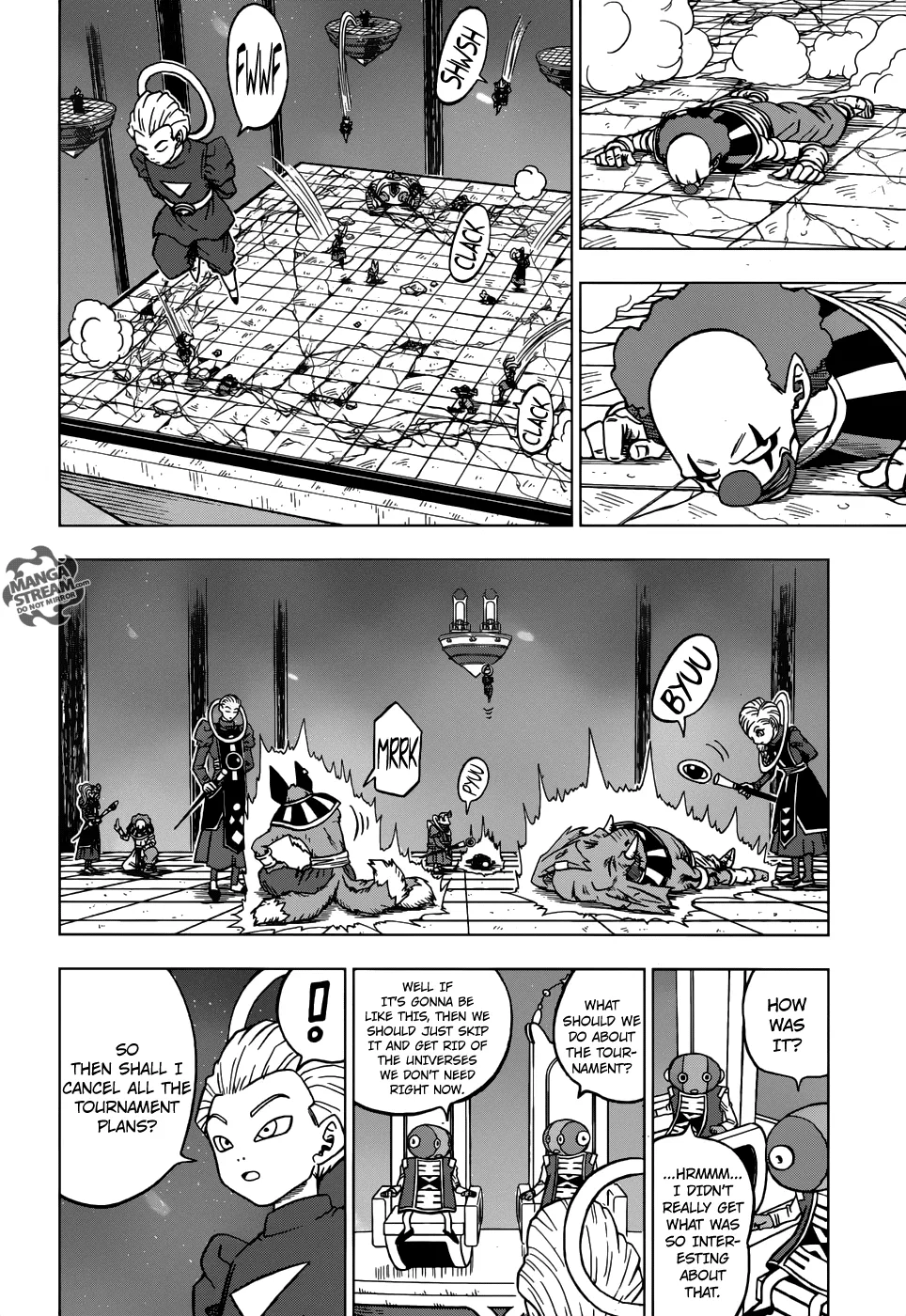 Dragon Ball Super Chapter 29 page 16 - Chapter 29: Toppo, Universe 11 God of Destruction Candidate!