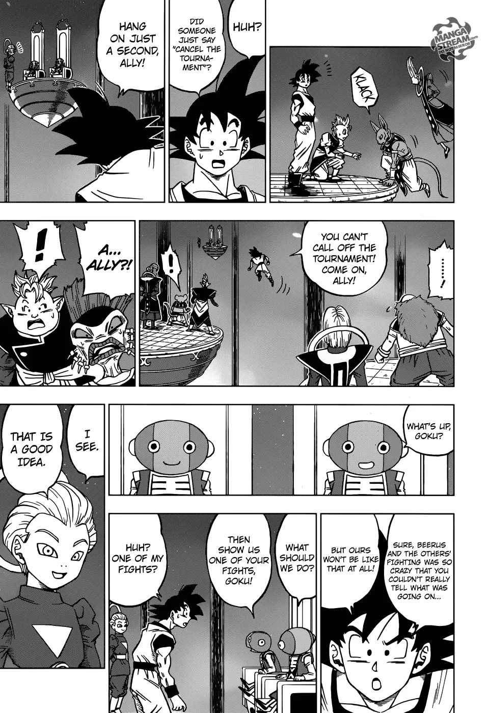 Dragon Ball Super Chapter 29 page 17 - Chapter 29: Toppo, Universe 11 God of Destruction Candidate!